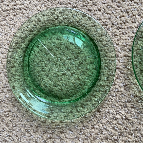4 Uranium glass coasters - Picture 7 of 7